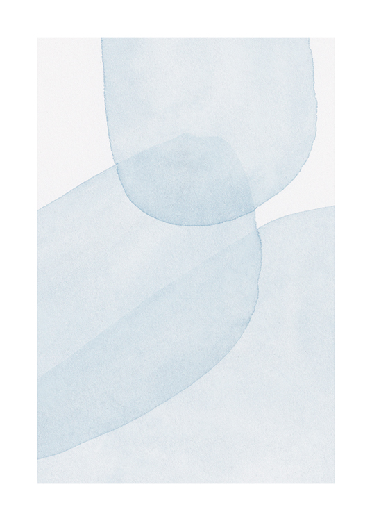 Translucent Blue Poster